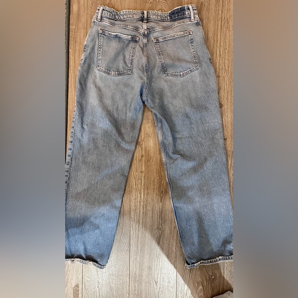 Abercrombie Curve Love Jeans 32 Medium Blue Wash - Picture 2 of 3